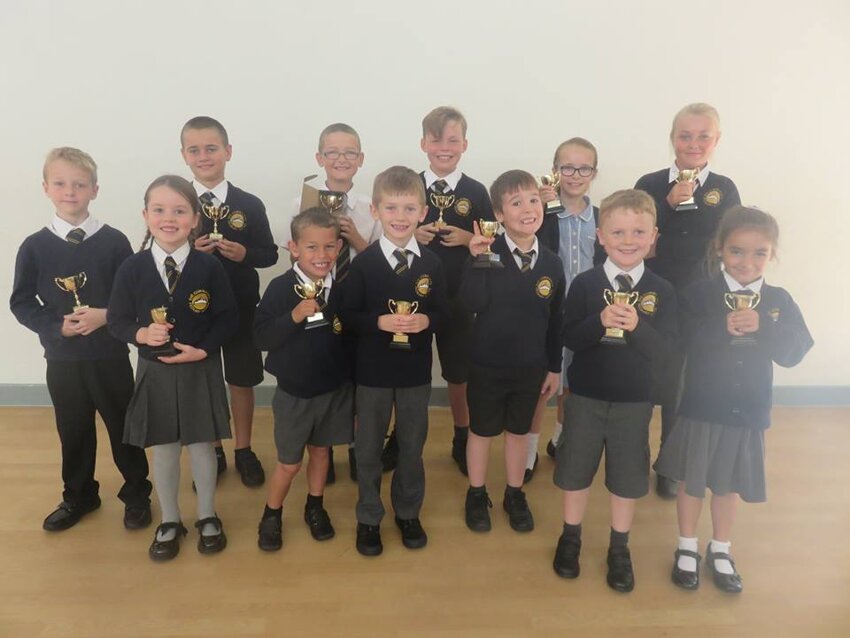 Image of Our first trophy winners of the year!