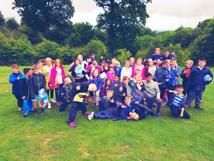 Image of Year 6 have arrived at Hindleap Warren!