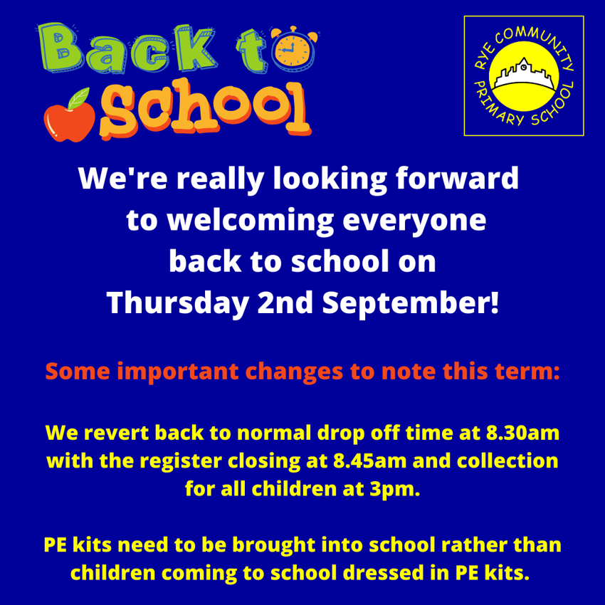 Image of Welcome back to Term 1!
